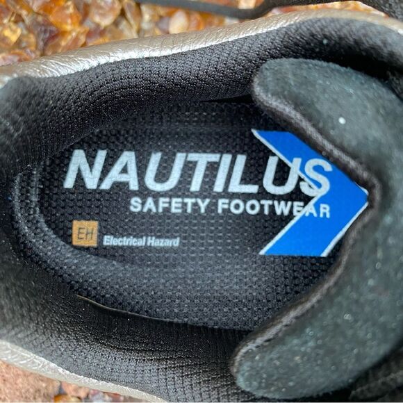 NIB New Nautilus Safety Footwear Spark CT Metallic Grey Silver Shoes 7.5M - Picture 12 of 16